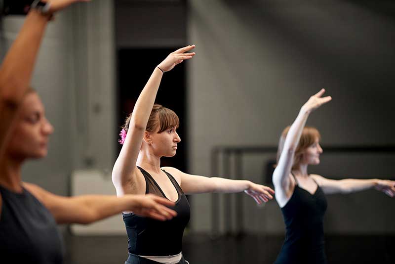 MWSU_FALL_2073 Missouri Western dance students practicing ballet