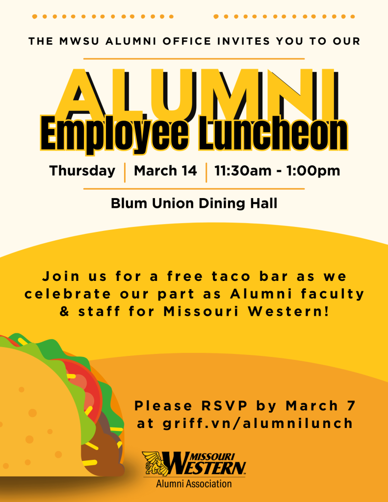 Alumni Employee Luncheon Flyer